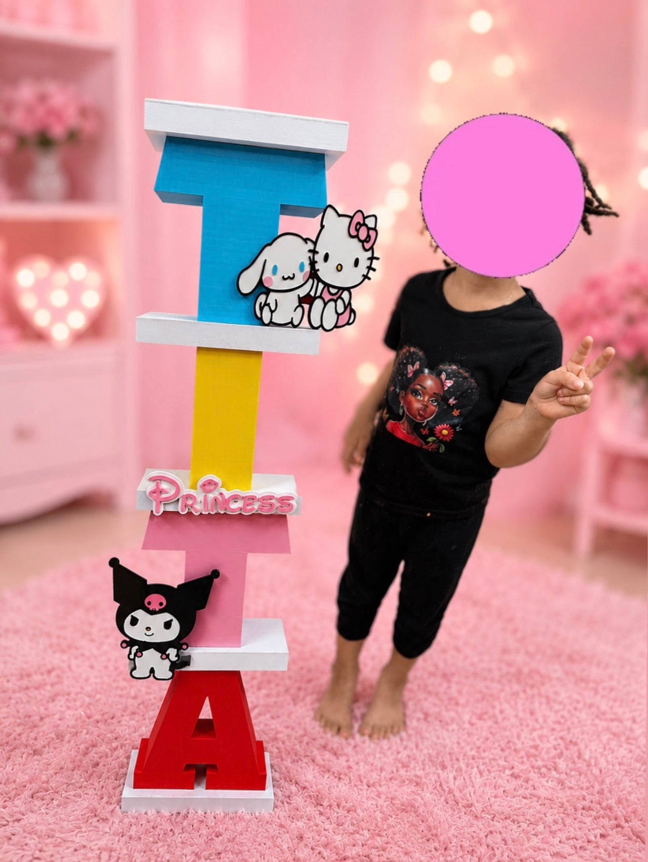 Personalized 8β 3D Printed Name Tower