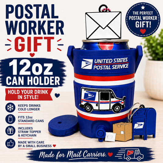 Mail Carrier Drink Holder + Can Opener